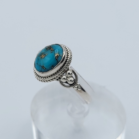 TURQUOISE in sterling silver 925 - Picture 5 of 10